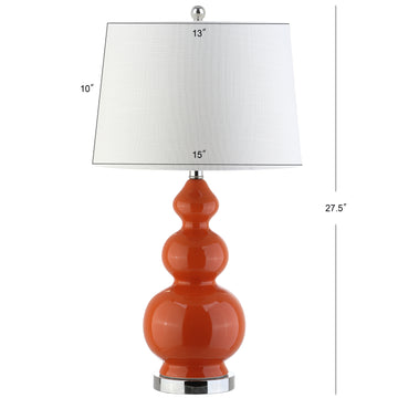 Bowen 27.5" Ceramic LED Table Lamp - JONATHAN Y